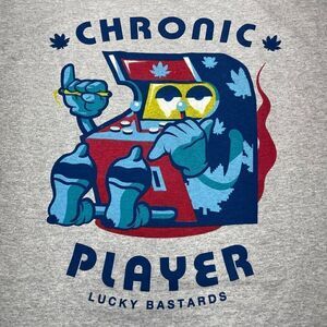 Lucky Bastards Chronic Player Arcade Tee